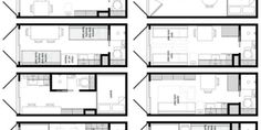 the floor plan for an apartment with multiple rooms