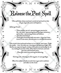 Release The Past, Happiness Spell, Witchcraft Spells For Beginners, Annabel Lee, Spells For Beginners, Magia Das Ervas, Wiccan Magic, Witch Spirituality, Grimoire Book