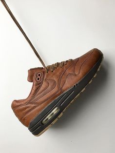 Will Leather Goods x Nike ID Air Max 1 (by am1_kapi1983) Nike Air Max Ltd, Gentleman's Wardrobe, Kicks Shoes