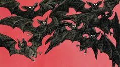 an image of bats flying in the air