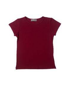 Details: Size up or down for a looser or tighter fit, fits true to size for the perfect baby tee look meant to fall right above the hips Tailored with small slits on the side for the flattering look of going with the groove of your body. Size chart: Small Medium Large XL Chest (pit to pit) 15" 16" 17” 18" Length 20” 21.25” 22.25” 23.25” Composition: 90% cotton 10% Spandex Machine wash cold Please do not iron or bleach Cap Sleeve Tee, Looks Party, Burgundy Top, Baby Tees, Red Tee, Basic Shirts, Red Outfit, Red Tshirt, Red Shirt