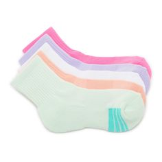 Mix No. 6-Sport Kids' Crew Socks - 5 Pack Enjoy a classic design and casual comfort in the Sport crew socks from Mix No. 6. This set comes with four colorful pairs, crafted with stretch-enhanced material for a flexible fit. Girl Sport, Pastel Green, Kids Sports, Sport Girl, Crew Socks, Classic Design, Branding Design, Socks, Style Inspiration