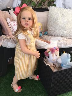 Long Blond, American Baby, Reborn Baby Doll, Baby Alive