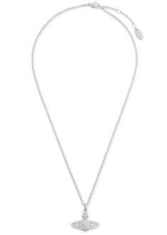 Find VIVIENNE WESTWOOD Mini Bas Relief Orb Necklace on Editorialist. Info & Care Vivienne Westwood metal necklace Signature orb pendant with pavé crystal embellishments, designer tag; Adjustable lobster-clasp fastening; Presented in a designer-stamped box; Gift boxes are subject to availability; Size & Fit Chain length: 40cm-44cm; Orb dimensions: 2cm x 2.6cm; Vivienne Westwood Mini Bas Relief, Vivienne Westwood Pearl Necklace, Blue Necklaces, Orb Necklace, Cocktail Glassware, Men's Totes, Cocktail Accessories, Designer Streetwear, Metal Necklace