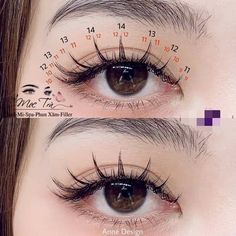 pestañas estilo japonés Cute Eyelashes, Anime Lashes, Teknik Makeup, Mekap Mata, Perfect Eyelashes, Doll Eye Makeup, Korean Eye Makeup, Eyelash Extentions, Ulzzang Makeup