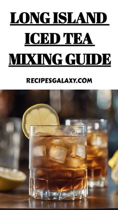 Long Island Iced Tea Mixing Guide Vodka Sour Recipe, Long Island Iced Tea Recipe, Iced Tea Recipe, Air Fryer Recipes Vegetarian, Slow Cooker Recipes Dessert, Unique Recipe, Vegetarian Instant Pot, Low Carb Slow Cooker, Sour Mix