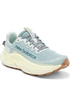 New Balance Fresh Foam X More Trail V3 Sneaker (Women) | Nordstrom Aesthetic Running Shoes, Running Shoes New Balance, Best Nursing Shoes, Cute Running Shoes, New Balance Running Shoes, Running Shoes Women, Womens Tennis Shoes, New Balance Fresh Foam, Fresh Shoes