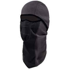 6823 Gray Wind-proof Hinged Balaclava Sports Balaclava With Adjustable Hood, Gray Windproof Sports Outerwear, Gray Windproof Outerwear For Sports, Winter Sports Techwear Balaclava, Windproof Techwear Balaclava For Winter, Fitted Functional Balaclava For Outdoor Use, Fitted Functional Balaclava For Outdoor, Black Fleece-lined Balaclava For Sports, Black Sports Balaclava With Fleece Lining