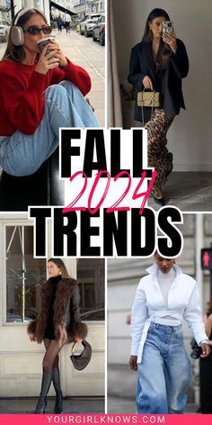 Fall 2025 Fashion Trends Street Style, California Fall Outfits 2024, Fall 2024 Womens Fashion, Fall Must Haves 2024, Outfit Ideas Fall 2024, 2024 Fall Fashion Trends Women, Fall Trends 2024 Outfits, Fall Trends 2024, Fall Clothing Trends 2024