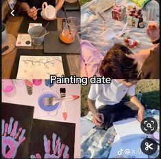 Artistic Date Ideas, Spring Romance Aesthetic, Things We Should Do Together, Dating Aethstetic, First Date Ideas Aesthetic, Art Dates Aesthetic, Cute Couple Things To Do Together, Date Inspo Aesthetic, Inside Date Ideas