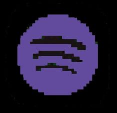 an image of a purple and black circle