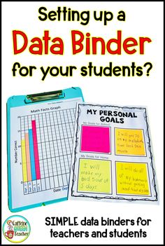 a binder with the text setting up a data bind for your students