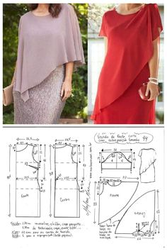 the sewing pattern for this dress is easy to sew