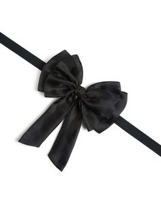 Final sale    organza bow ribbon can be worn as a belt hair accessory or necklace.    - airy organza bow  - long ribbon  - versatile styling  - can be worn around the neck wrist waist & hair  - size: os Chic Formal Hair Accessories With Satin Bow, Formal Hair Accessories With Bow, Adjustable Ribbon Bow Gift, Chic Bow Hair Accessories For Party, Chic Party Hair Accessories With Satin Bow, Chic Party Hair Accessories With Bow, Elegant Formal Hair Accessories With Bow Tie, Formal Adjustable Ribbon Hair Accessories, Party Bow With Black Ribbon In Standard Tie