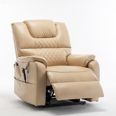 PRICES MAY VARY. [Extra-wide Seat & Large Bearing Capacity]: This large power recliner chair with lift feature, 25inch extra-wide seat and 400lbs loading capacity that best fits most elders and larger people. The extra-wide seat provides perfect support for your entire hips and legs. The lumbar cushion full fill, which provides extra support to your lower back, allowing for greater comfort and relaxation during your leisure time. [Infinite Position Adjustable]: Enjoy customizable comfort with th Sitting Room Furniture, Relax Sofa, Leather Recliner Chair, Lift Recliners, Living Room Lounge, Home Theater Seating, Leather Recliner, Lounge Sofa, Power Recliners