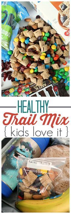 healthy snack mix for kids love it and they can also use them to make their own snacks