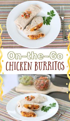 chicken burritos on the go cookbook