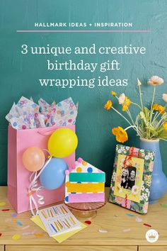 three unique and creative birthday gift wrapping ideas for the whole year from hallmark ideas