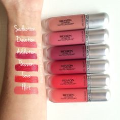 Revlon Ultra Hd Matte, Makeup Ulzzang, Revlon Matte, Summer Lipstick, Lip Colours, Revlon Lipstick, Revlon Makeup, Matte Lip Color