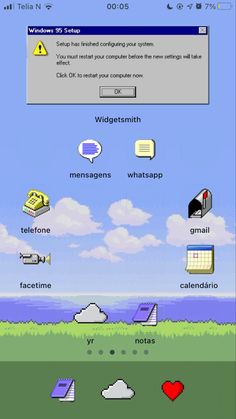 an image of a computer screen with different icons