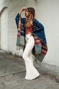 ╰☆╮Boho chic bohemian boho style hippy hippie chic bohème vibe gypsy fashion indie folk outfit╰☆╮ Looks Hippie, Look Hippie Chic, Hippie Mode, Weekend Mode, Stile Boho Chic, Mode Prints, Look Boho Chic, Boho Styl, Mode Hippie