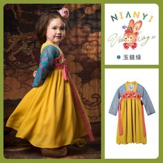 Oriental Princess  Serie  's  hanfu gives customers a historical visual impression.   It designs from Legend of the Moon. 
  Ten thousand needle crafts and fancy printing crafts.  Chinese cloud shoulder making it more layered.  It features in loose shape, and lightweight.    - Size Chart   If you are hesitant about the sizing, please feel free to contact us at order@nianyi.com or message us directly on the website. We are more than happy to assist. Tang Hanfu, Printing Crafts, Dress For Kids, Hanfu Dress, Needle Crafts, Ten Thousand, Kids Dress, For Kids, Software