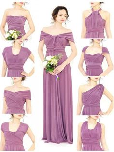 Infinite Dress Styles, How To Tie Infinity Dress, Infinity Dress Tutorial, Multi Way Bridesmaid Dress, Infinity Dress Ways To Wear, Infinity Dress Styles, Vestido Convertible, Infinity Gown, Multiway Bridesmaid Dress