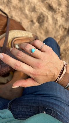 Heart Of Texas Ring - Turnback Pony ™ - Rings Turquoise Promise Ring, Small Turquoise Necklace, Simple Turquoise Ring, Western Promise Rings, Cowgirl Grunge, Turquoise Heart Ring, Turquoise Wedding Rings, Southern Jewelry