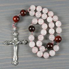 BeStillBeadsShop - Etsy Anglican Rosary, Indianapolis Indiana, Rosary, On Time, Rose Quartz