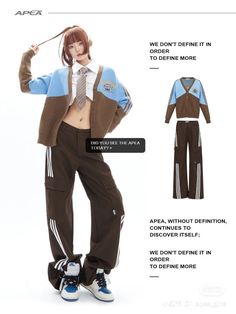 Look 80s, 2000s Japanese Fashion, Simple Trendy Outfits, Kpop Fashion Outfits, Stage Outfits, Lookbook Outfits, Aesthetic Outfits, Punk Fashion, Cute Shirts