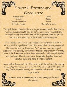 US $2.00 New in Collectibles, Religion & Spirituality, Wicca & Paganism Good Luck Spell, Luck Spell, Magical Spells, Magic Candles, Wiccan Books, Potions Book, Good Luck Spells, Spell Books