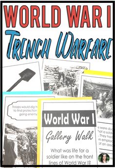 Trench Warfare, 7th Grade Social Studies, World History Classroom, Social Studies Notebook, Middle School History, American History Lessons, World History Lessons, 6th Grade Social Studies, Station Activities