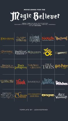 an image of the title titles for harry potter