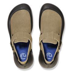 Blue Birkenstocks, Spring Clogs, Boys Sandals, Suede Fashion, Shearling Boots, Clothing Retail, Online Mens Clothing, Shoe Insoles, Girls Sandals