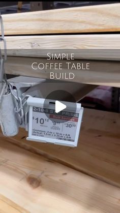 a video demonstrating how to use the coffee table