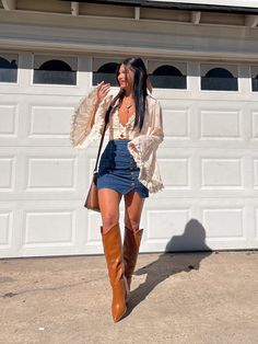 Shop Cambria Camel Tall Boots and other curated products on LTK, the easiest way to shop everything from your favorite creators. Tall Boot Outfits, Tall Boots Outfit, Camel Boots, Crochet Bell Sleeve, Hacks Clothes, Fashion Hacks, Fashion Hacks Clothes, Denim Mini Skirt, Boots Outfit