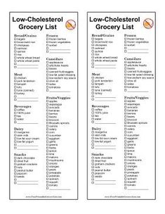 Colesterol Diet, Regime Anti Cholesterol, Heart Healthy Recipes Cholesterol, Diet Grocery List, Low Cholesterol Diet Plan, Foods To Reduce Cholesterol, High Cholesterol Diet, Tlc Diet, High Cholesterol Foods