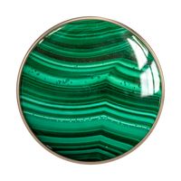 an image of a green glass plate on a white background