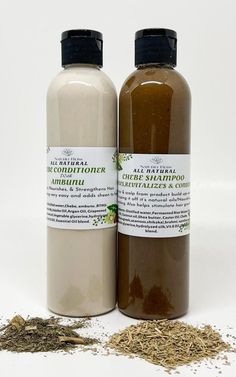 "We at Naturel Bliss offer varieties of sulfate free shampoos with different surfactant base and pH level to ensure that everyone finds what's best for their hair type. We also offer sample sizes in order that you try and know what works best for you in case you don't know which one to go for. Do check out our other shampoos to see which is best for you. If you are confused, don't forget that we are here ti help, reach out yo us via message.  Please Note: Depending on the kinds of bottles we are able to get either cylinder or round bottles, we still use 8oz bottles & 16oz. Never lesser. Thanks a lot for your purchase. Chebe Shampoo Made with fermented rice water, amla, fenugreek, shikakai, brahmi, Sidr leaves & Conditioner With Chebe and Ambunu.. A perfect ancient hair care kit for your wa Hair Care Kit, Natural Shampoo And Conditioner, Diy Shampoo, Natural Shampoo, Sulfate Free Shampoo, Hair Detangler, Dry Scalp, Essential Oil Fragrance, Hair Strengthening