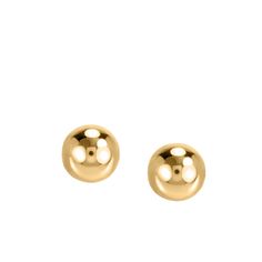 3mm ball stud earrings in 14kt yellow gold. Baby Christening Gifts, Pearl Diamond Jewelry, Enchanted Disney Fine Jewelry, Disney Fine Jewelry, Ball Stud Earrings, Stacked Earrings, Earring Collection, Pendant Watches, Engraved Gifts