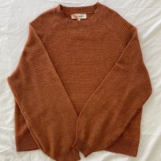 Brand New And In Good Condition. 100% Polyester. Burnt Orange Sweater For Women. Lightweight And Great For Layering Too. It’s Perfect For Fall Wear To Dress Up Or For Casual Wear! Burnt Orange Clothes, Orange Clothes, Burnt Orange Sweater, Womens Knit Sweater, Orange Sweater, Orange Outfit, Fall Wear, Orange Sweaters, Sweater For Women