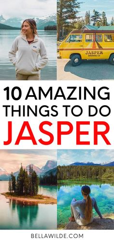 the words 10 amazing things to do in jasper