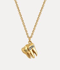 Rima Pendant Necklace in GOLD-BLACK-Enamel-BLACK-Patina | Vivienne Westwood® Backpack Travel Bag, Black Enamel, Lace Boots, Vivienne Westwood, Lace Up Shoes, Earring Necklace, Ring Necklace, Gold Black, Chain Lengths