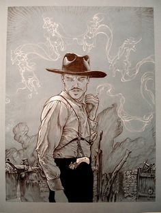 Horror Western, Western Pictures, Tombstone Movie, Doc Holiday, Art Of Noise, Action Films, Midnight Cowboy, Movie Ideas, Western Artwork