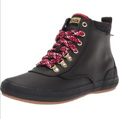 Brand New Smoke Free Doodle Friendly Home Keds Scout, Rain Sneakers, Scout Ii, Black Snow Boots, Fur Ankle Boots, Rugged Boots, Go The Distance, Keds Shoes, Leather Lace Up Boots