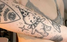 a person with a tattoo on their arm