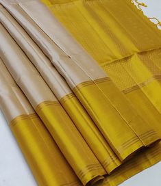 Yellow Border, Pure Kanchipuram Silk Sarees, Festive Wear, Indian Designer, Inspiration Boards, Indian Designer Wear