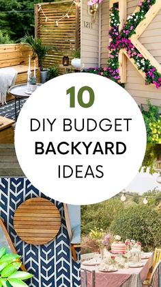 the top ten diy budget backyard ideas