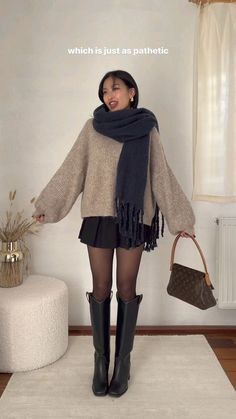 winter fall aesthetic outfit inspo Winter Outfits With Long Skirts, Sweaters For Dresses, Elegant New Years Outfit, Skirt And Sweater Outfit Winter, New Year Outfit Ideas Parties, Warm New Years Eve Outfit, London Outfit Winter, Winter Fall Aesthetic, New Years Eve Party Outfit