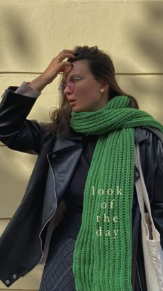 Knitted scarf
Green scarf Scarf Diy Knit, Green Knitted Scarf, Knit Scarf Chunky, Chunky Knitted Scarf, Crochet Ideas Scarf, Scarf Crochet Ideas, Knitted Scarf Outfit, Cute Crochet Scarf, Knit Scarf Outfit